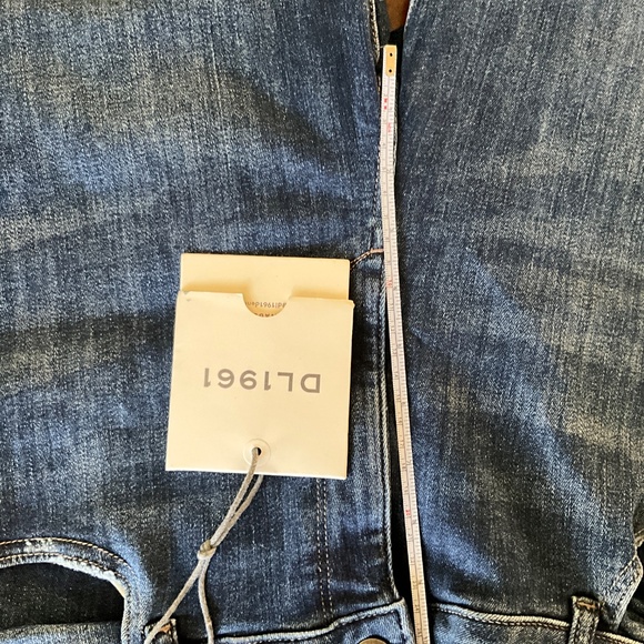DL1961 NWT $269 Mara Mid-Rise Ankle Instasculpt Jeans Size 34 Fits Like a 31 - Picture 10 of 12